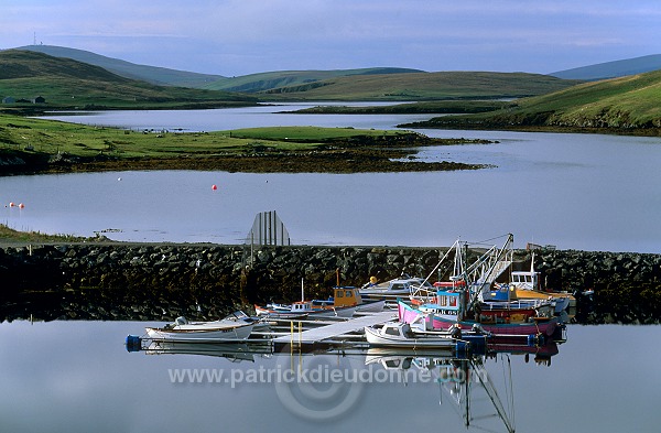 Boats at Bridge End, East and West Burra, Shetland, Scotland  13394