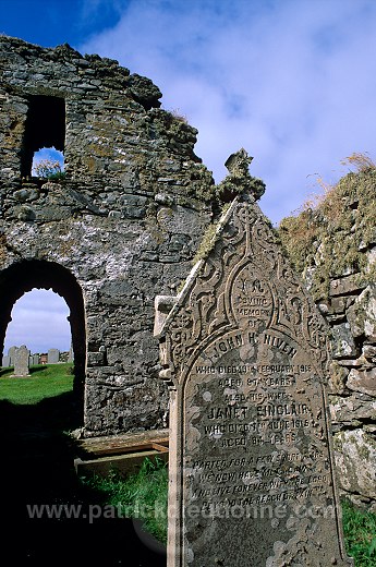 St Olaf's church, Unst, Shetland -  Eglise St Olaf, Unst, Shetland  13684