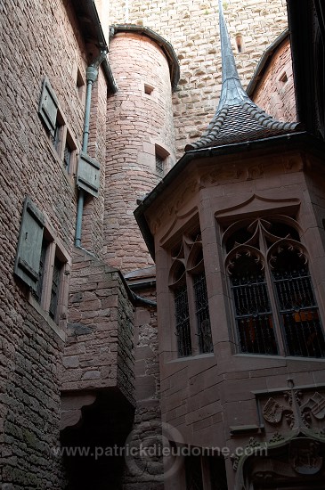 Haut-Koenigsbourg, chateau medieval (medieval castle), Alsace, France - FR-ALS-0337