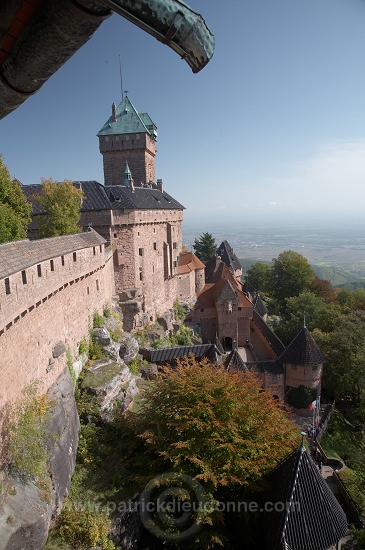 Haut-Koenigsbourg, chateau medieval (medieval castle), Alsace, France - FR-ALS-0355