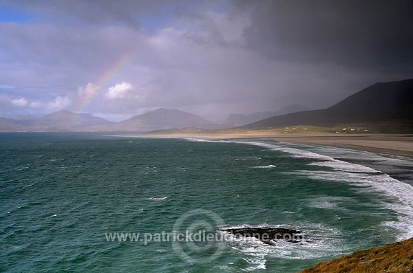 Rainbow over Luskentyre Bay, Harris, Scotland -  Ecosse - 18586