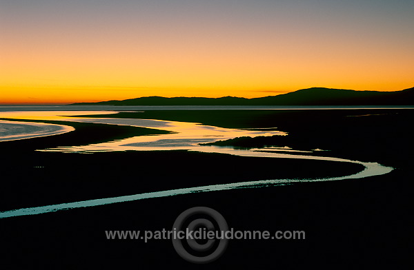 Sunset over Luskentyre Bay, Harris, Scotland - Ecosse - 18604