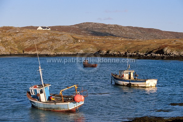 Fishing boats, Eriskay, Hebrides, Scotland  - Ecosse - 16113