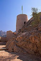 Nakhl fort, Batinah region - citadelle de Nakhl, Batinah, OMAN (OM10026)