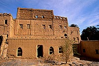 Traditional architecture in Al Hamra -  Vieux quartiers d'Al Hamra (OM10152)