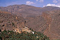 Misfat, traditional village, djebel Akhdar - Misfat, village, OMAN (OM10176)