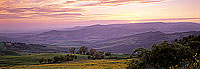 Tuscany, sunset over Val d'Orcia  - Toscane, Val d'Orcia  12669