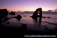 Foula: Gaada Stack & north coast, Shetland - Gaada Stack, Foula  13098