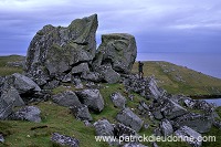 Stanes of Stofast erratic boulder, Shetland - rocher erratique 13321