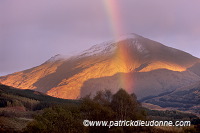 Rainbow over mountains, Scotland -  Arc-en-ciel, Ecosse  - 16244