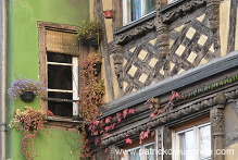 Strasbourg, maisons anciennes (old houses facades), Alsace, France - FR-ALS-0095