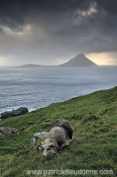 Koltur from Streymoy, Faroe islands - Ile de Koltur, iles Feroe - FER092