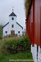 Church, Elduvik, Eysturoy, Faroe islands - Elduvik, iles Feroe - FER185