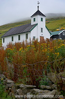 Church, Elduvik, Eysturoy, Faroe islands - Elduvik, iles Feroe - FER187