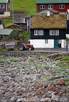 Houses, Elduvik, Eysturoy, Faroe islands - Elduvik, iles Feroe - FER210