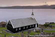 Church, Nes, Faroe islands - Eglise a Nes, iles Feroe - FER708